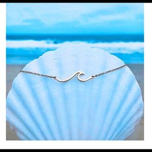 Ocean Wave Pendant Necklace
